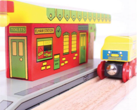 Image 2 of Village Station - Bigjigs Toys Was £12.99 (£9.99)